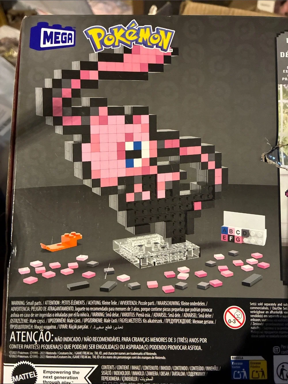 Mega Pokémon Pixel Art set - Pink & Black